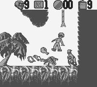une photo d'Ã©cran de The Pagemaster sur Nintendo Game Boy